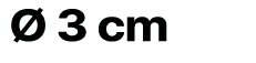   3 cm