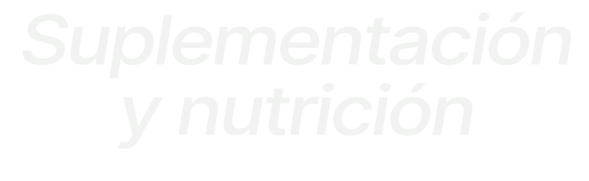 Suplementaci n y nutrici n