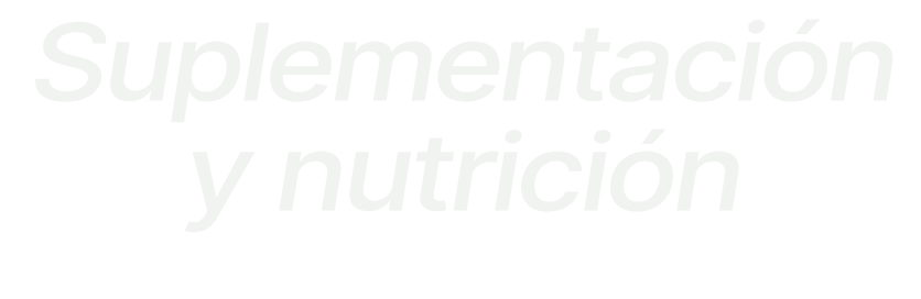 Suplementaci n y nutrici n