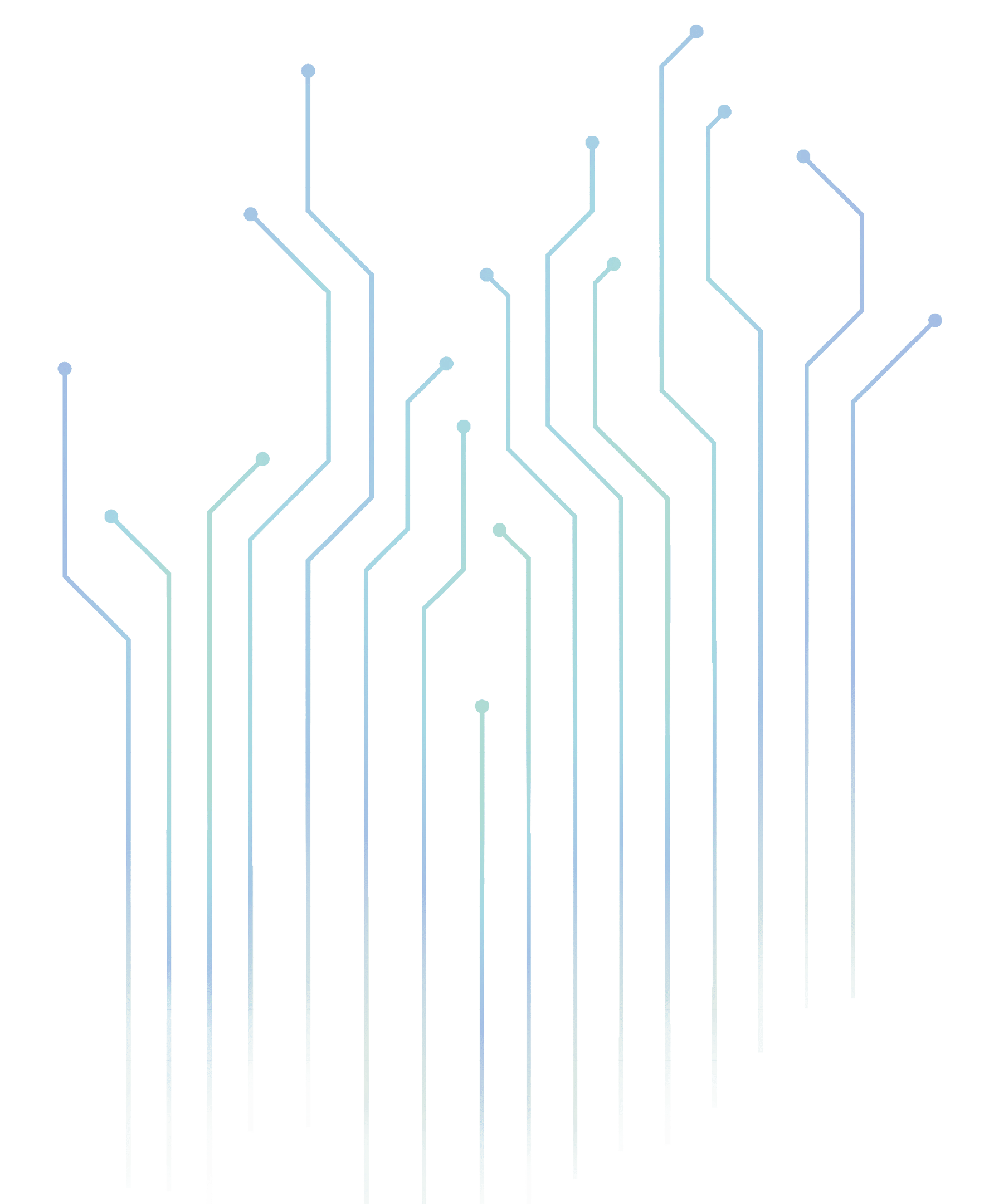 technological background with circuit lines diagram in blue color